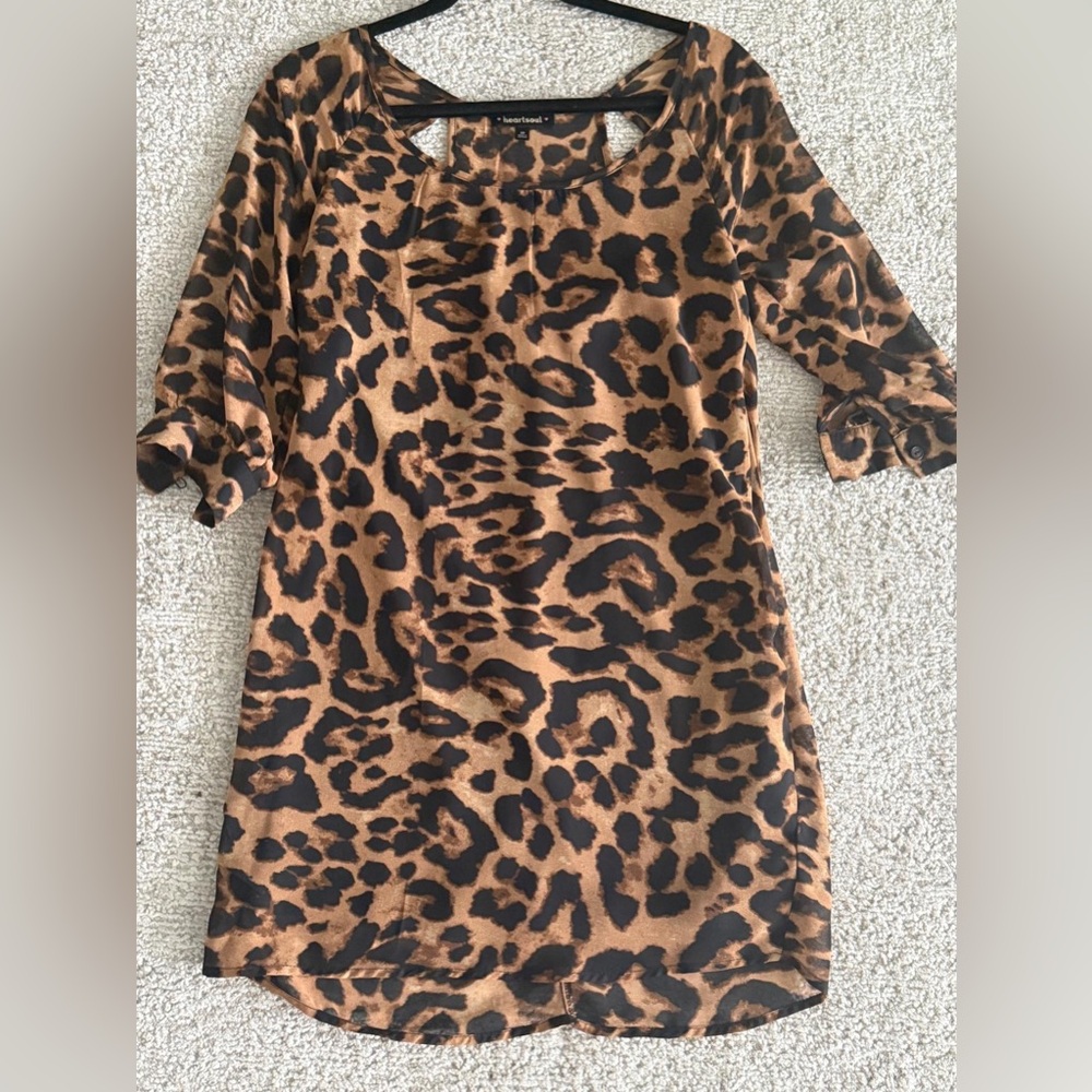 HeartSoul Leopard Print Dress